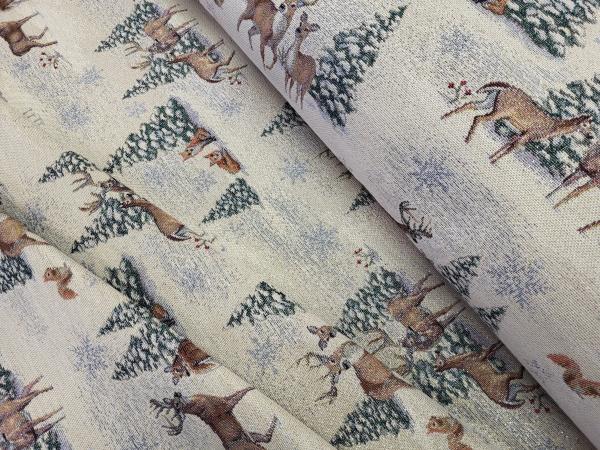 Őzike mintás goblein