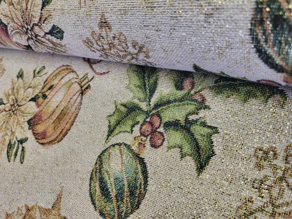 Karácsonyfadísz mintás goblein