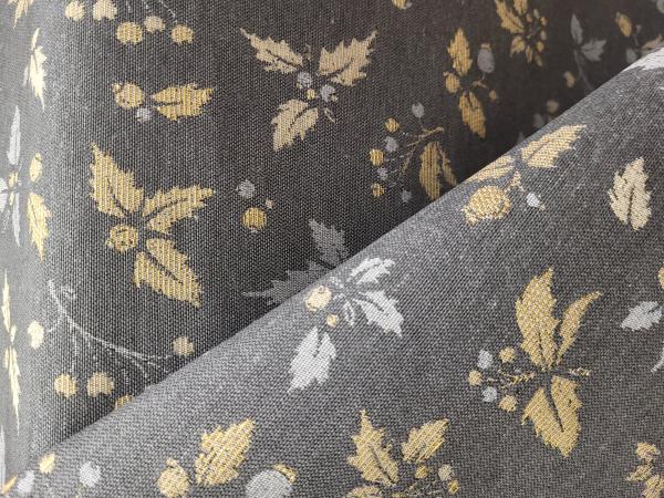 Lurex szállal átszőtt impregnált terítő